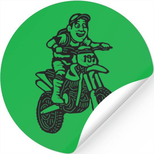 Wheelie Silly: Dirt Bike Comics & Rider Fails 016 Stickers