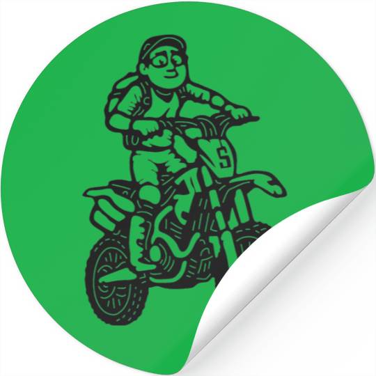 Wheelie Silly: Dirt Bike Comics & Rider Fails 017 Stickers