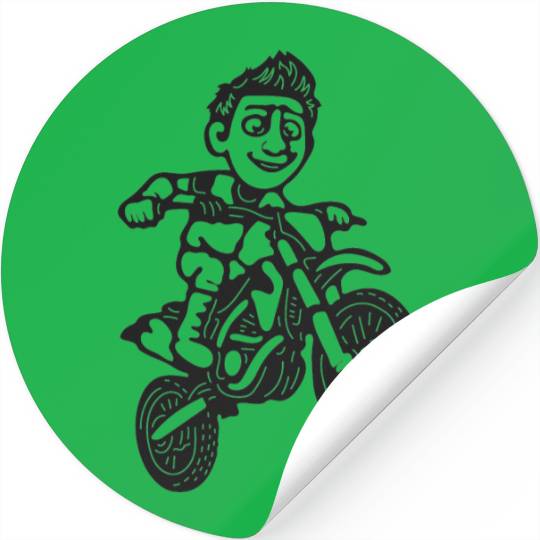 Wheelie Silly: Dirt Bike Comics & Rider Fails 018 Stickers