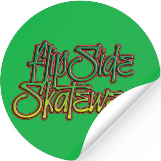 FlipSide Gradient Graffiti Stickers