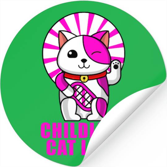 Childless Cat Lady Stickers