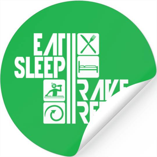 Eat Sleep Rave Repeat Daily Dance Music Party Life Stickers