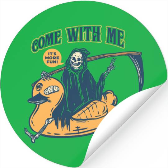 Death Duck Pool Stickers