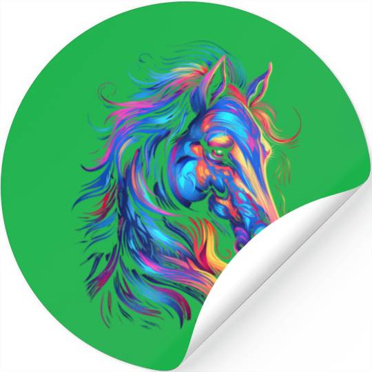 Horse Beautiful Graphic Stickers