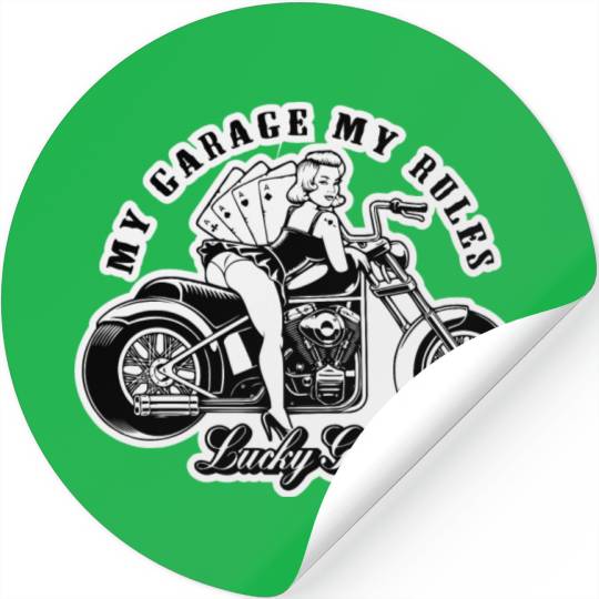 My Garage My Rules Pinup LIKE US ON FACEBOOK # Stickers