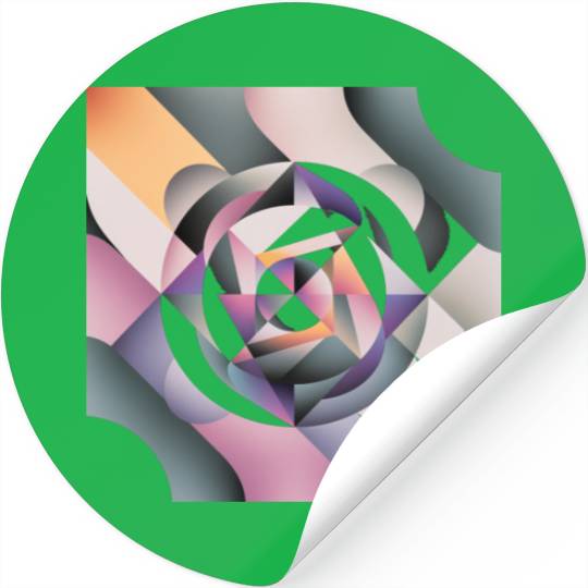Geometric Harmony Stickers