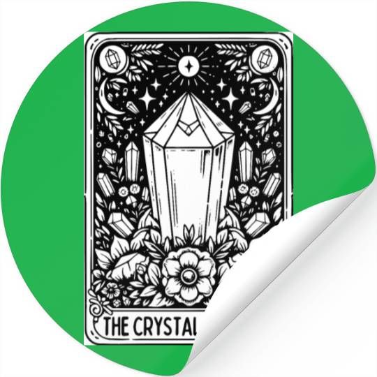 Crystal Hoarder Tarot Card Stickers