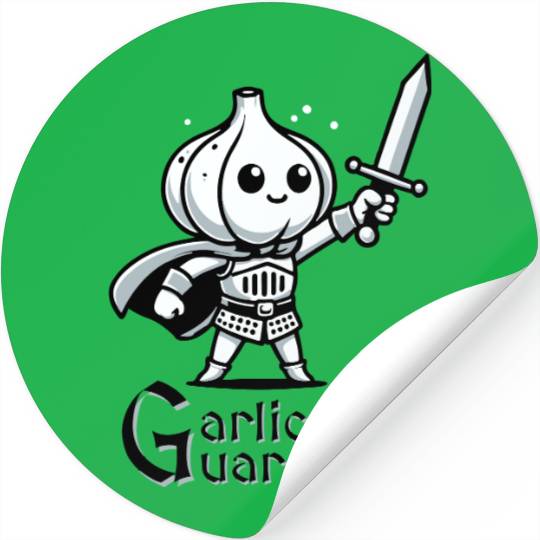 Garlic Guardian Stickers