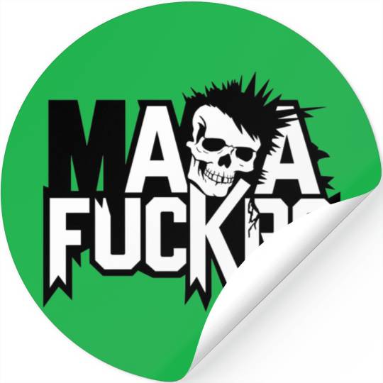 Rebel Skull Punk Design Stickers