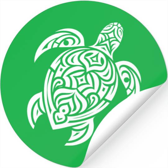 Elegant T Tattoo Turtle Stickers