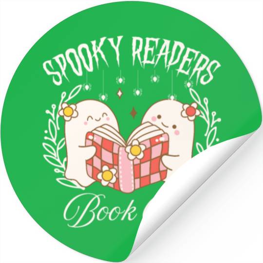 Spooky Readers Book Club -Halloween season Stickers