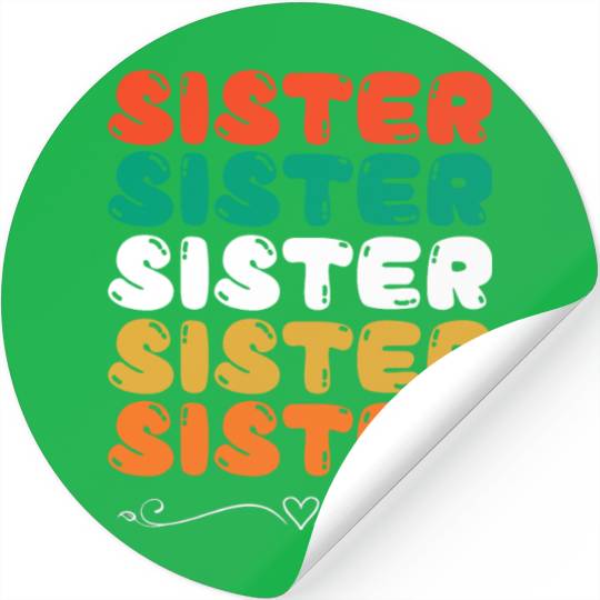 Sister Family Stickers, Reunion Stickers
