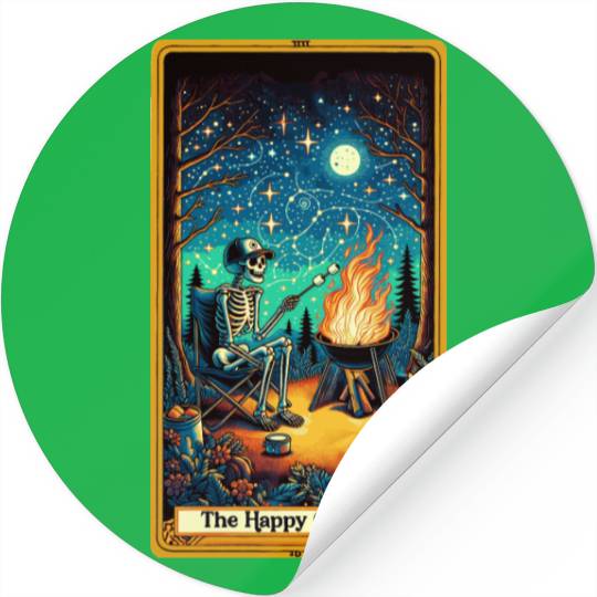 The Happy Camper Tarot Stickers