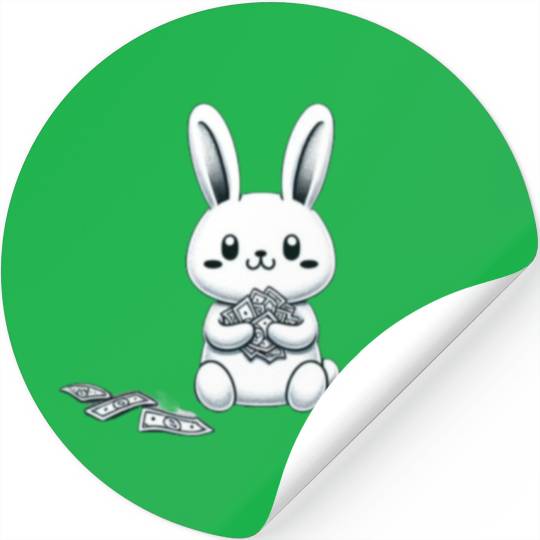 lucky money rabbit Stickers