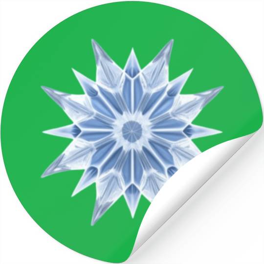 Ice Crystal Stickers