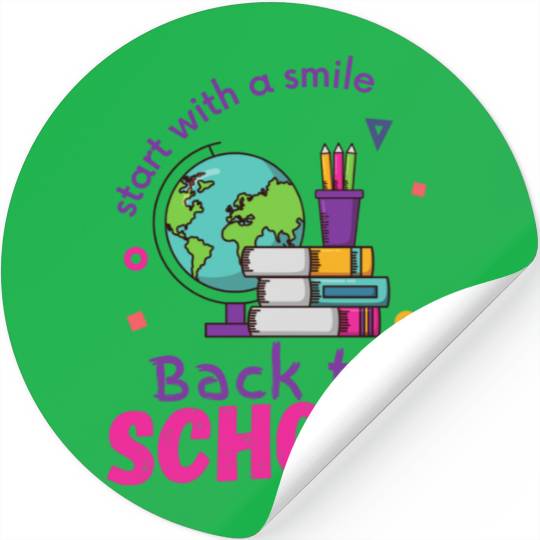 Back to School, A World of Knowledge Awaits Stickers