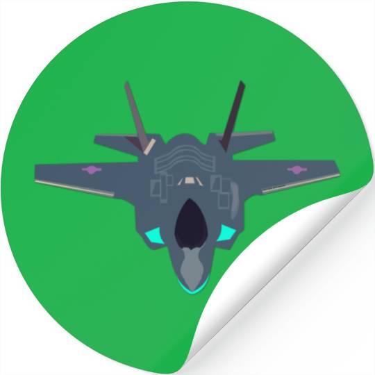 Stealthy F-35 Fighter Jet Design Stickers