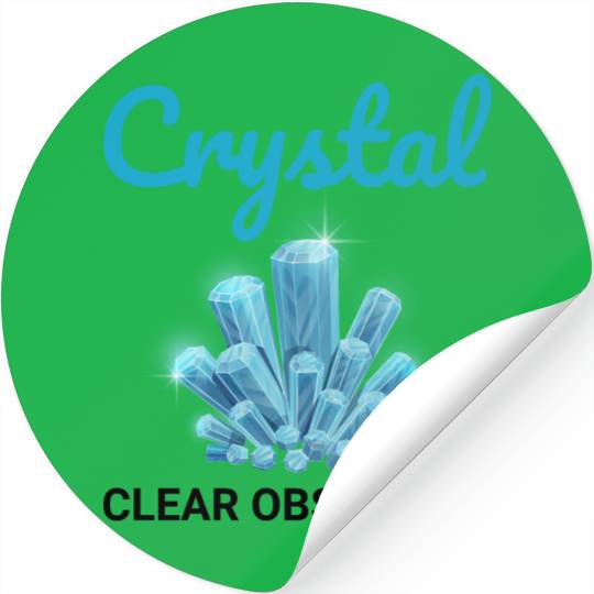 Crystal Collecting Rock Hunting Mineral Collector Stickers