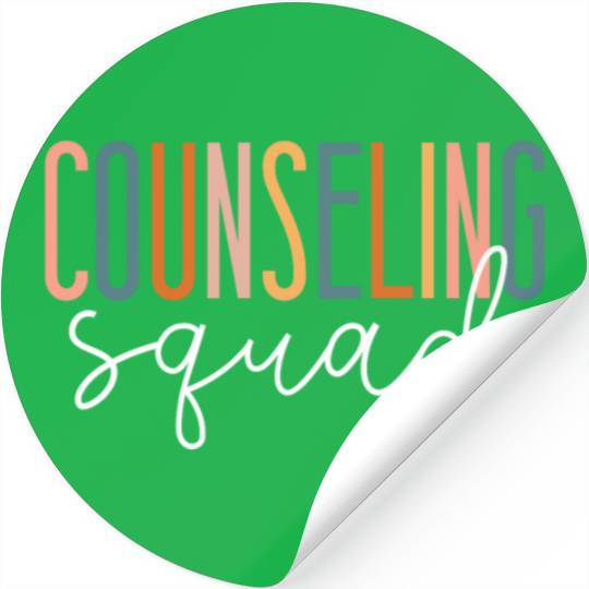 School Counselor Counseling Squad Stickers