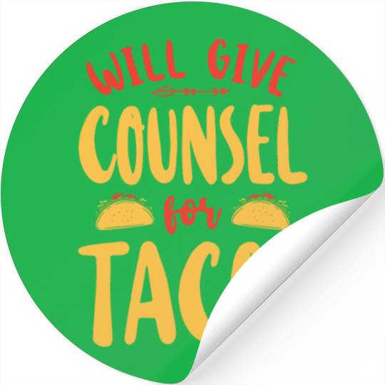 School Counselor Taco Will Give Stickers