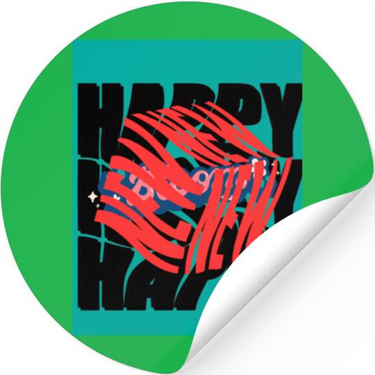 Letter , typography t- Stickers design.