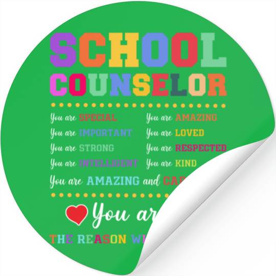 School Counselor School Counselor Stickers