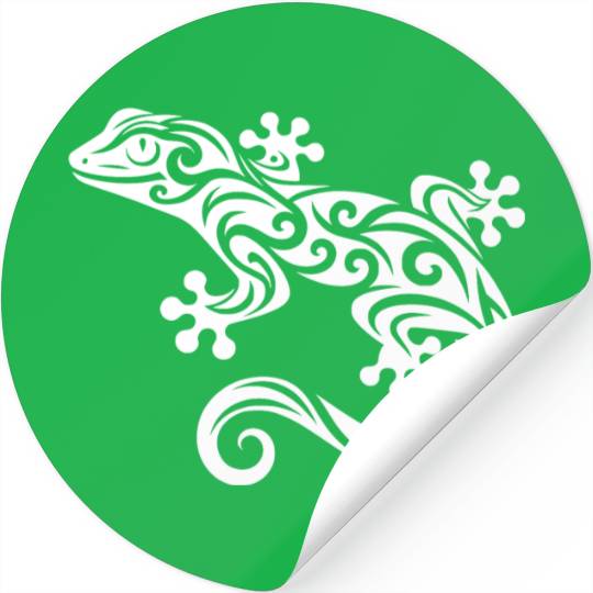 Gecko In T Tattoo Ink Style Stickers