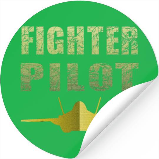 Fighter Pilot F-35 Art Design Stickers