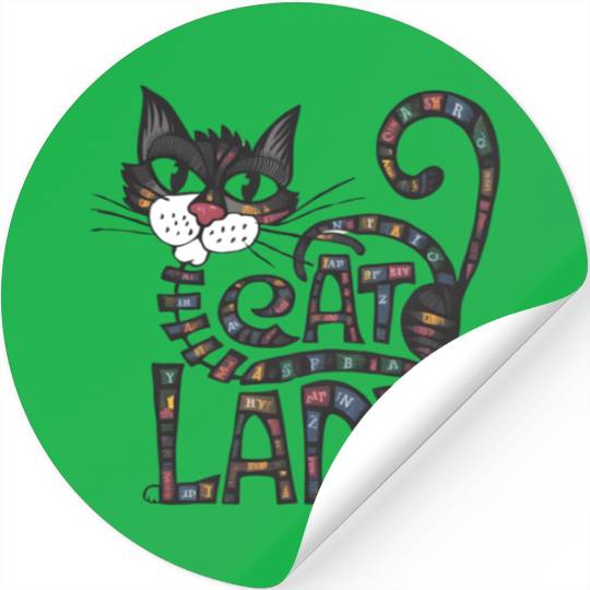 CAT LADY Stickers