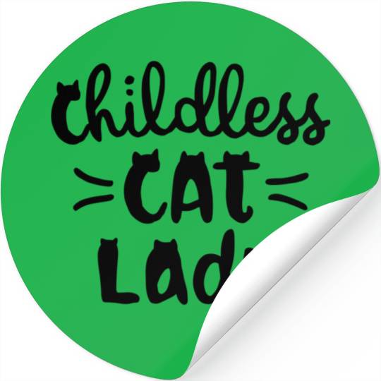 Childless Cat Lady Kamala Harris Stickers