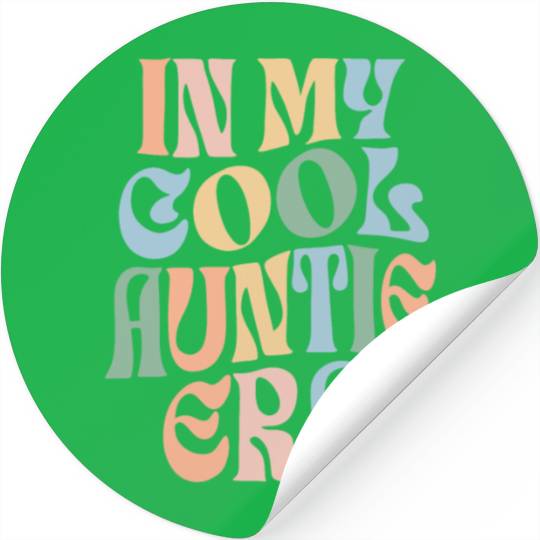 Cool auntie Time Stickers
