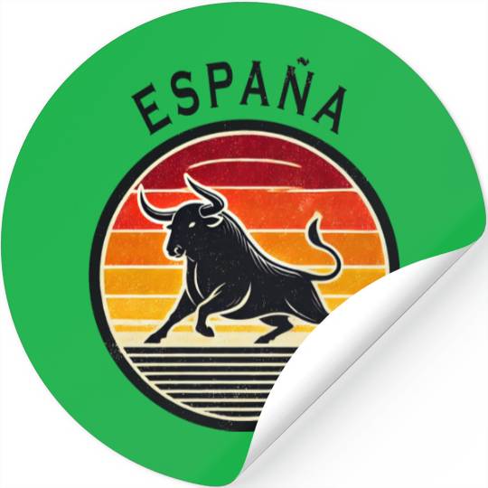 Spain Taurus Design Stickers