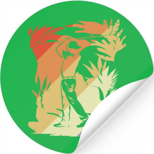 Golf Guy Vintage Stickers
