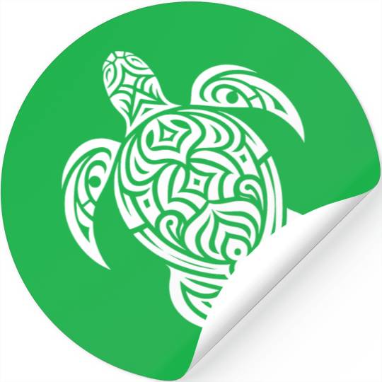 Cute Turtle T Tattoo Style Stickers
