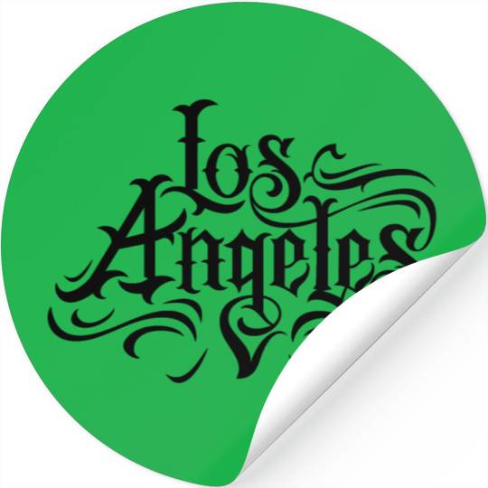 Los Angeles Chicano lettering Stickers