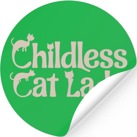 Childless Cat lady Kamala Harris Stickers
