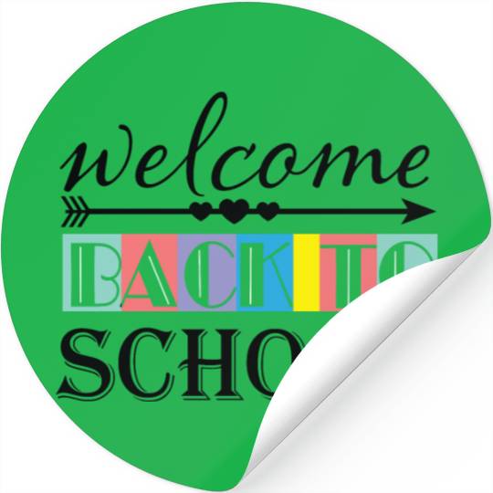 welcome back to school Stickers