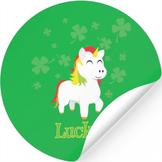 Lucky Unicorn Stickers