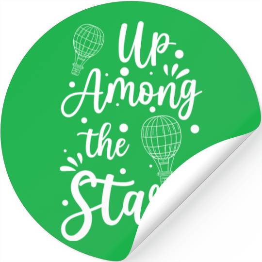 Balloon Ride Sky Flame Stickers