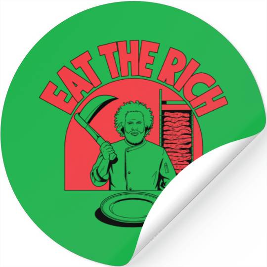 Eat The Rich Doner Döner Kebab Stickers