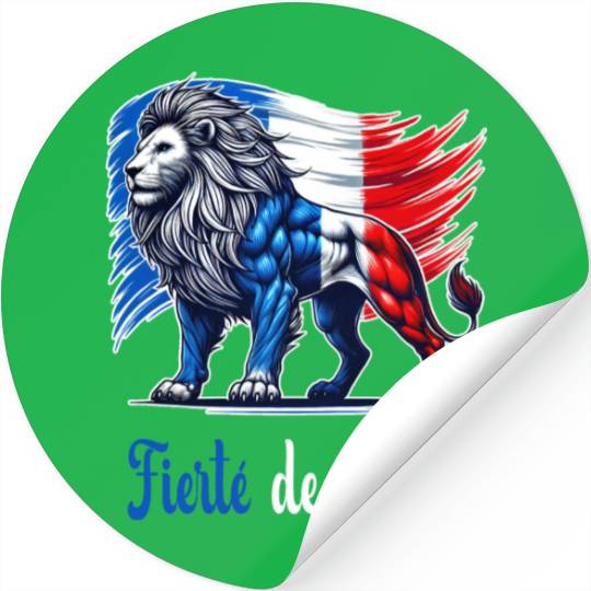 The proud Brest flag design Stickers