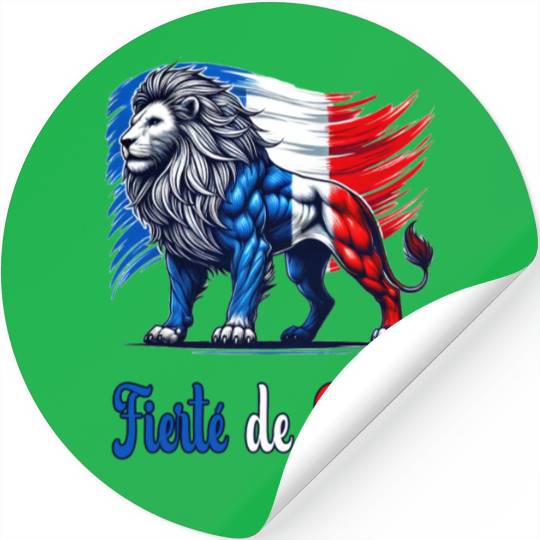 The proud Dijon flag design Stickers