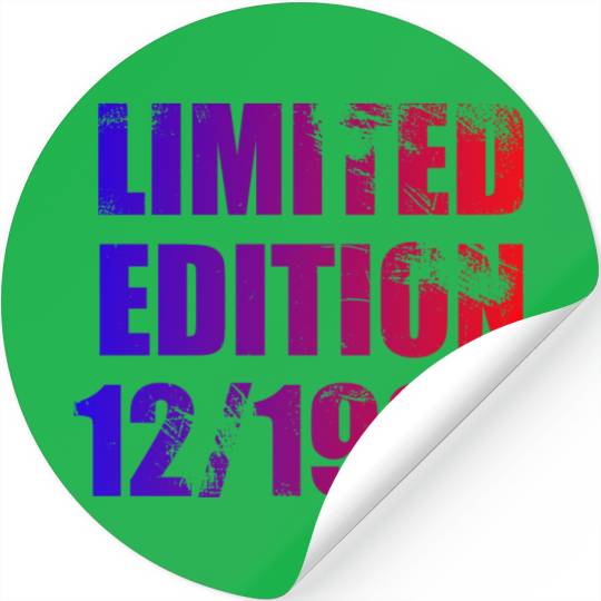60th birthday Limited Edition 12/1964 Stickers
