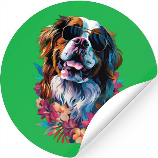 Saint Bernard Stickers