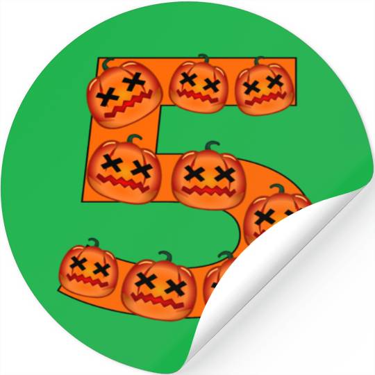 HALLOWEEN COSTUME - 5 years old Stickers