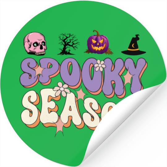 Spooky Season Stickers Design
