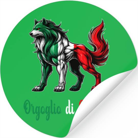 The pride of Venice Italy flag Stickers