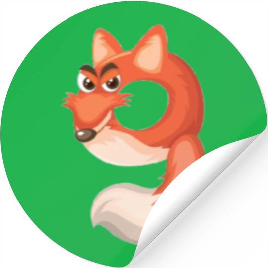 Fox Number Nine Stickers
