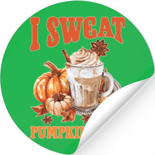 I Sweat Pumpkin Spice 2 Stickers