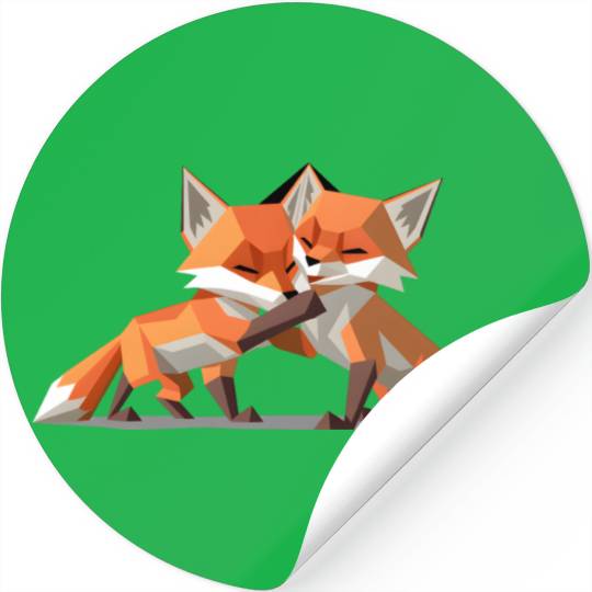 Fox Cubs Stickers